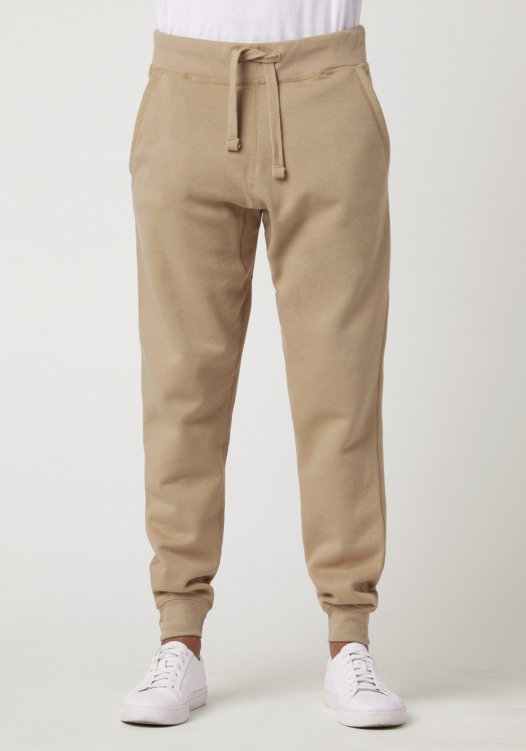 Nature-Dyed Unisex Jogger-Style Sweats w / Logo Label | 🏔️ Mountain Ed -  The Happy Clothing Company