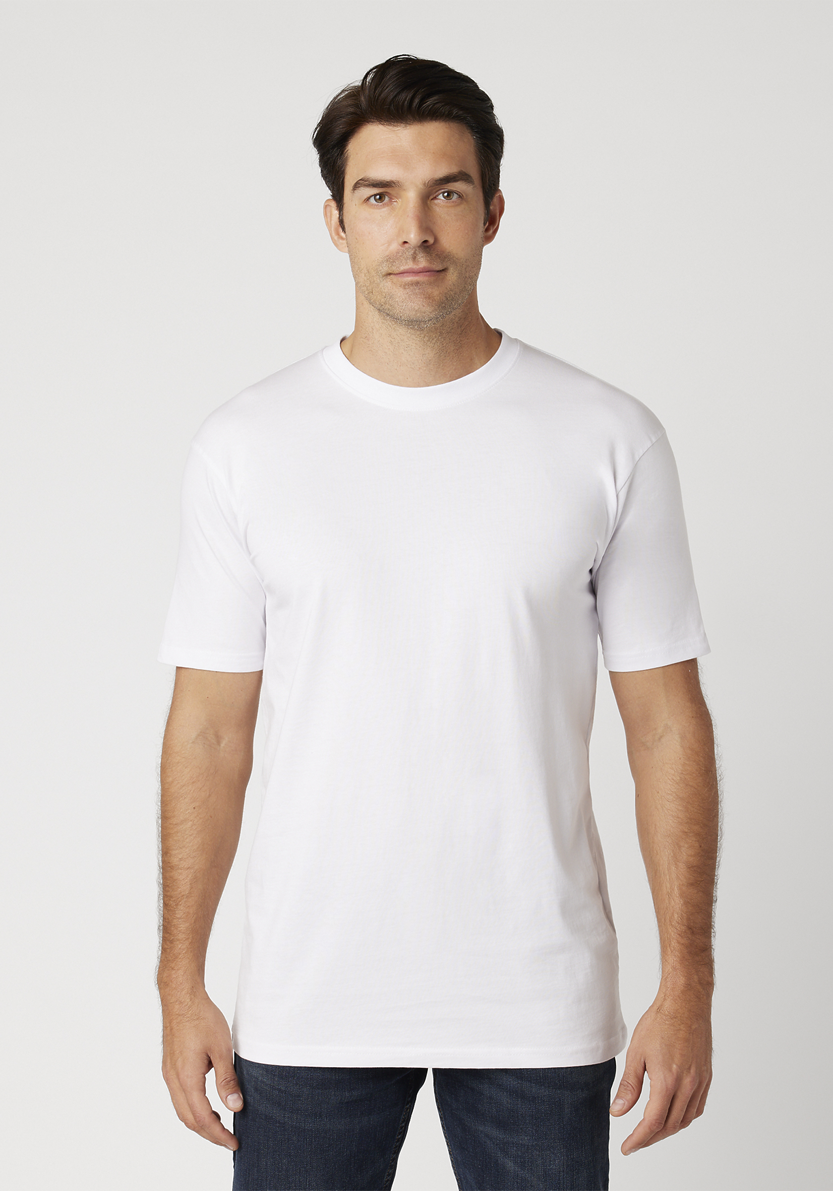 Cathalem Heavyweight T Shirts for Men Originals Lightweight Cotton  Tee,White XL
