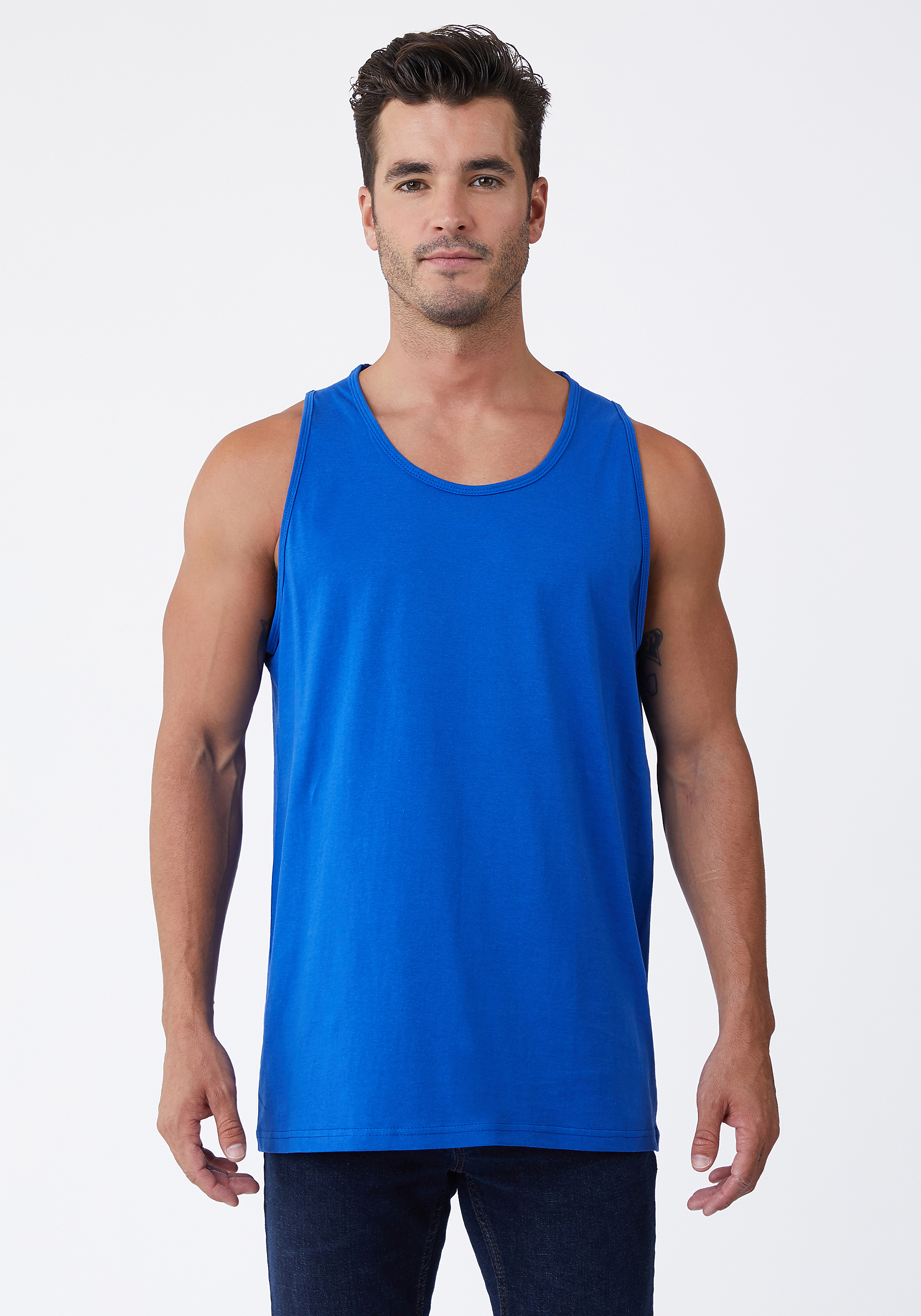 Embroidered Cotton Tanktop - Men - Ready-to-Wear