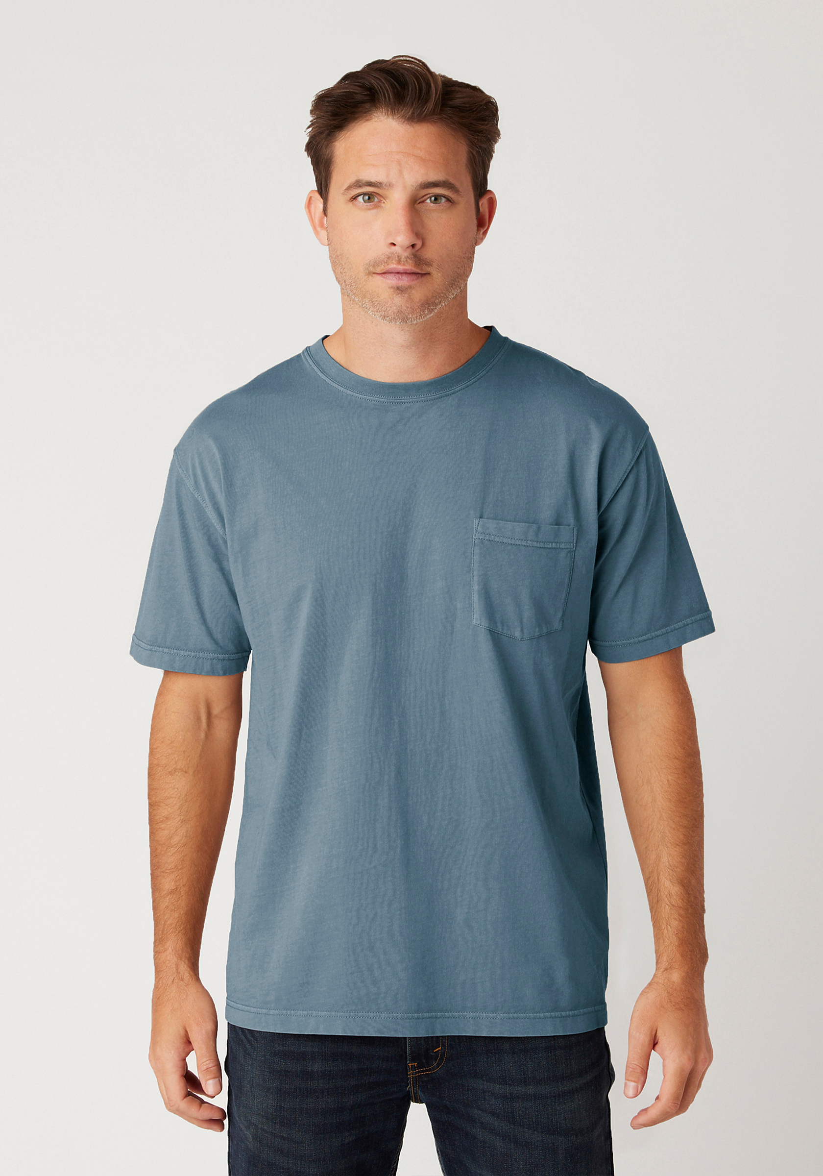 Garment Dye S/S Pocket T-shirt | Cotton Heritage