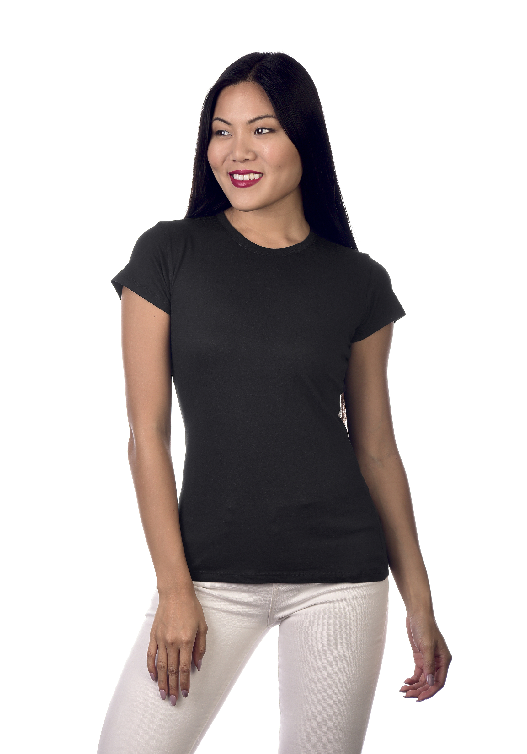 Womens Slim Fit T Shirt Cotton Heritage 1197