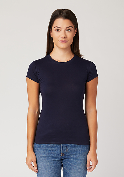 Womens Slim Fit T Shirt Cotton Heritage