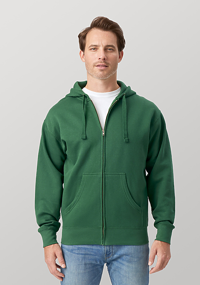 Premium Full-Zip Hoodie | Cotton Heritage