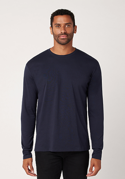 Men's Long Sleeve T-Shirt | Cotton Heritage