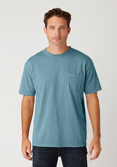 Garment Dye S/S Pocket T-shirt | Cotton Heritage