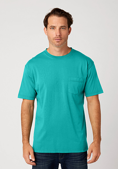 Garment Dye S/S Pocket T-shirt | Cotton Heritage