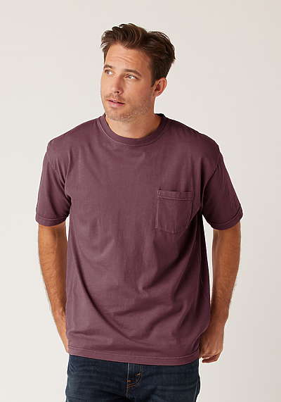 Garment Dye S/S Pocket T-shirt | Cotton Heritage