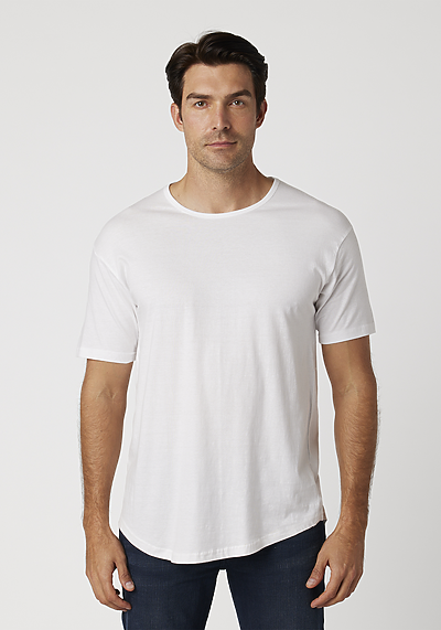 Unisex Drop Tail T-Shirt | Cotton Heritage