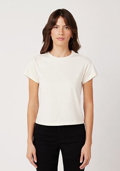 High-Waisted Tee | Cotton Heritage